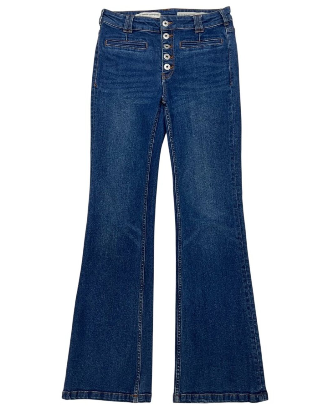 Anthropologie Pilcro High Rise Trouser Bootcut Jean 27